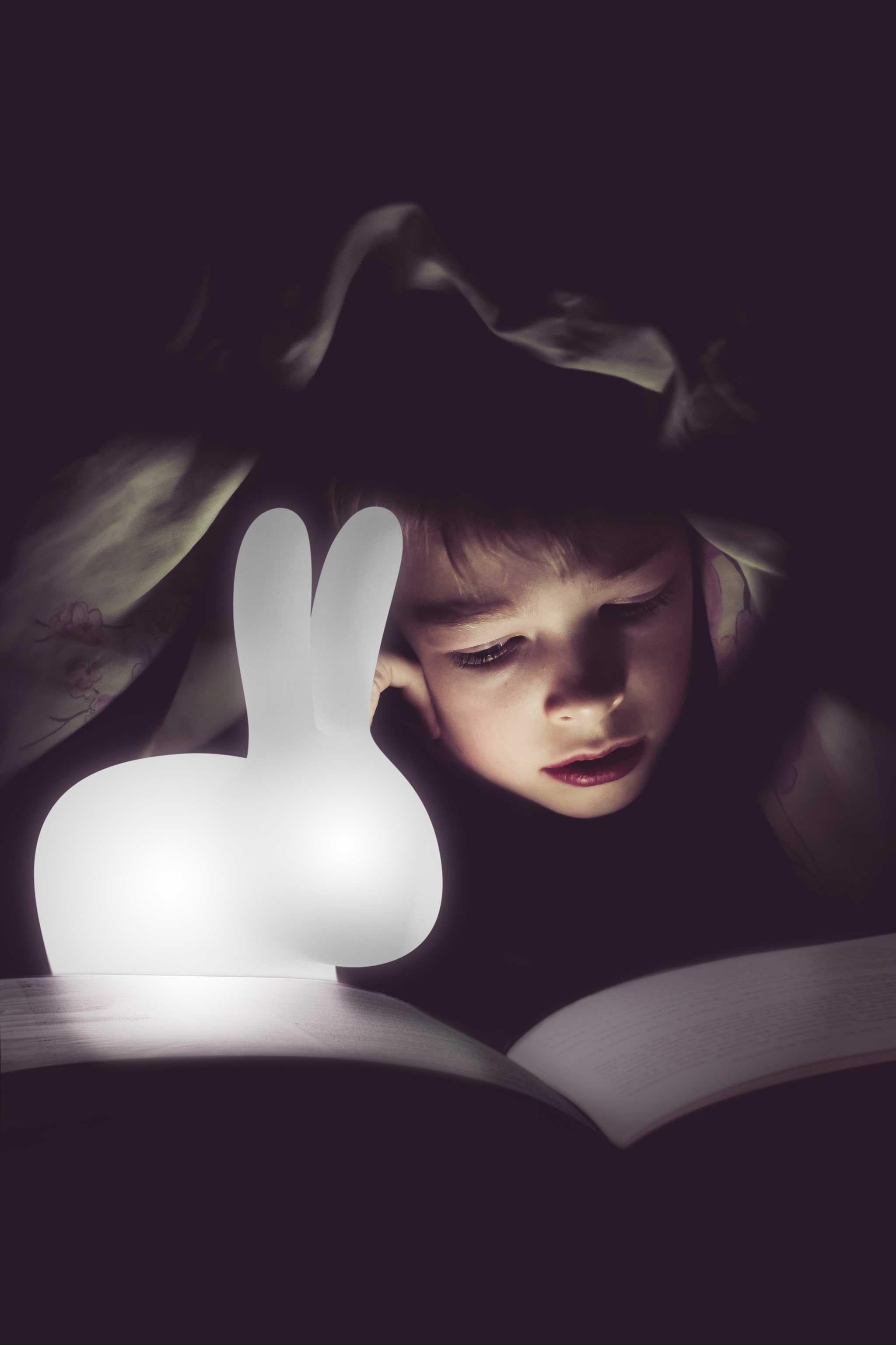Contemporary In Stock in Los Angeles, XS Rabbit Rechargeable LED Lamp by Stefano Giovannoni