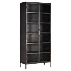 In-Stock, Industrial Style Cabinet Made of Iron & Wood