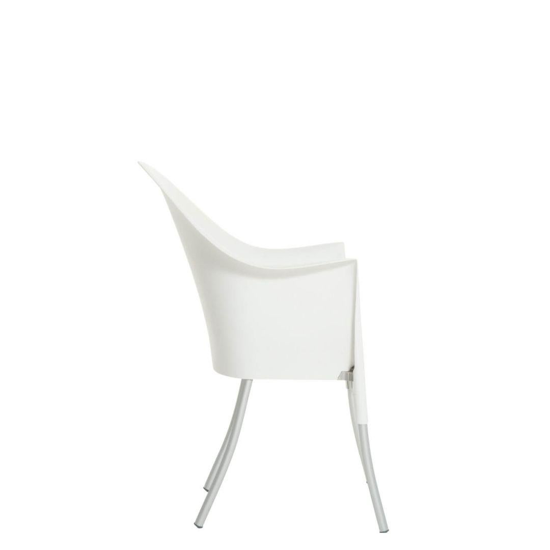 In Stock LORD YO Small Armchair Polypropylene/Aluminum White by Driade For Sale 1