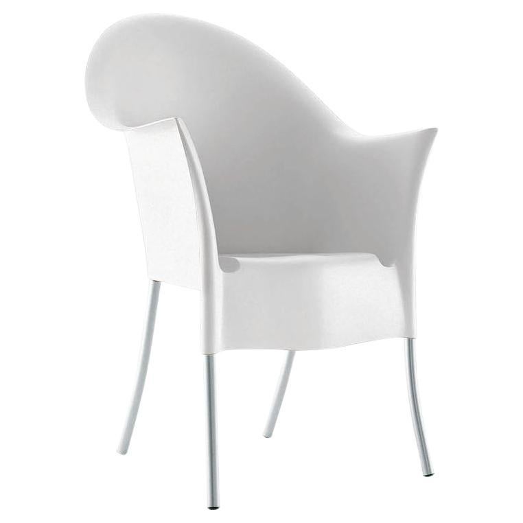 In Stock LORD YO Small Armchair Polypropylene/Aluminum White by Driade