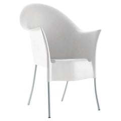 In Stock LORD YO Small Armchair Polypropylene/Aluminum White by Driade