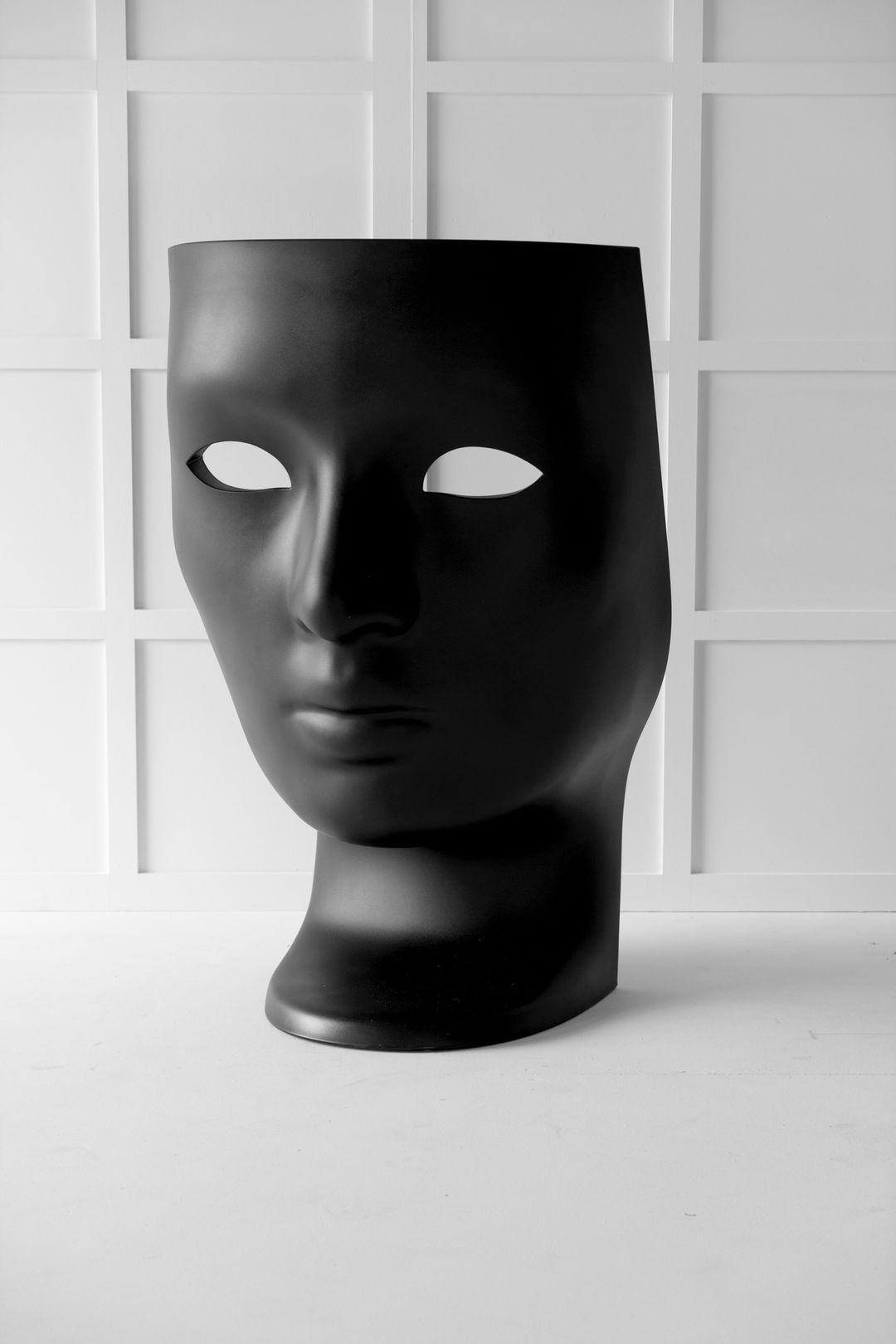 Fabio Novembre uses furniture design to tell intense and fascinating stories in which the protagonist is often the human figure.
The Nemo Armchair is a life-size sculptural seat cast in the timeless silhouette of a classical Greek face. By hollowing