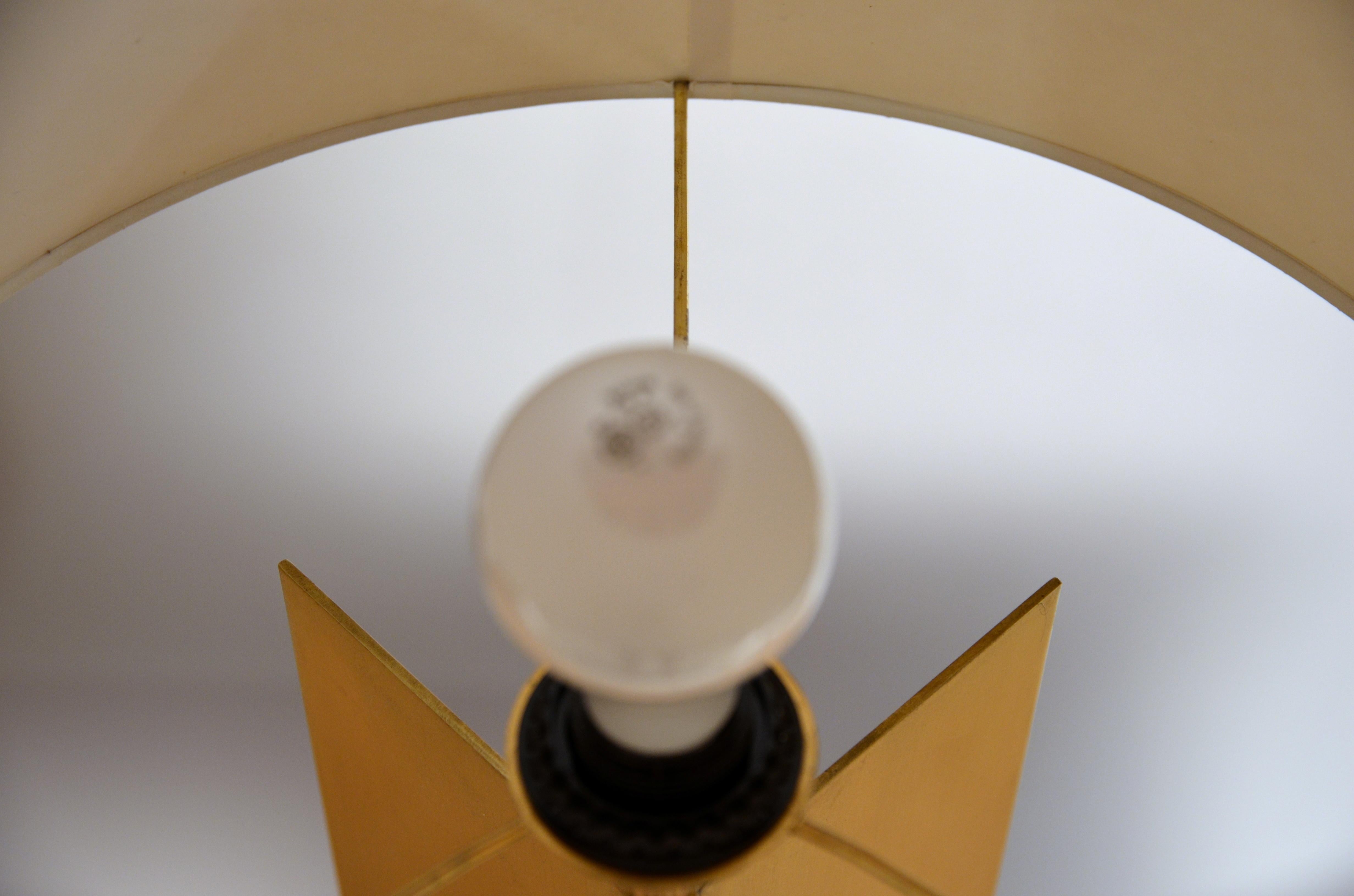 Papier parchemin Paire de très grandes lampes 