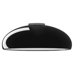 In Stock Pangen Black Medium Ceiling Lamp by FontanaArte