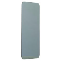 Vorrätig Quadris Schwarz getönt Rechteckig Rahmenlos Minimalistisch Spiegel, Klein