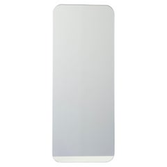 En Stock Quadris Espejo Rectangular Contemporáneo Sin Marco, Grande