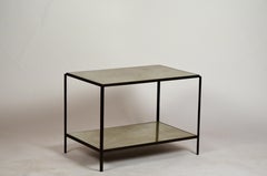 In-Stock 'Rectiligne' Mirrored Side Table by Design Frères