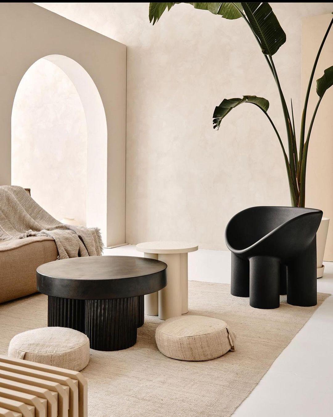 XXIe siècle et contemporain En stock Fauteuil Roly Poly Charcoal de Driade, Faye Toogood en vente