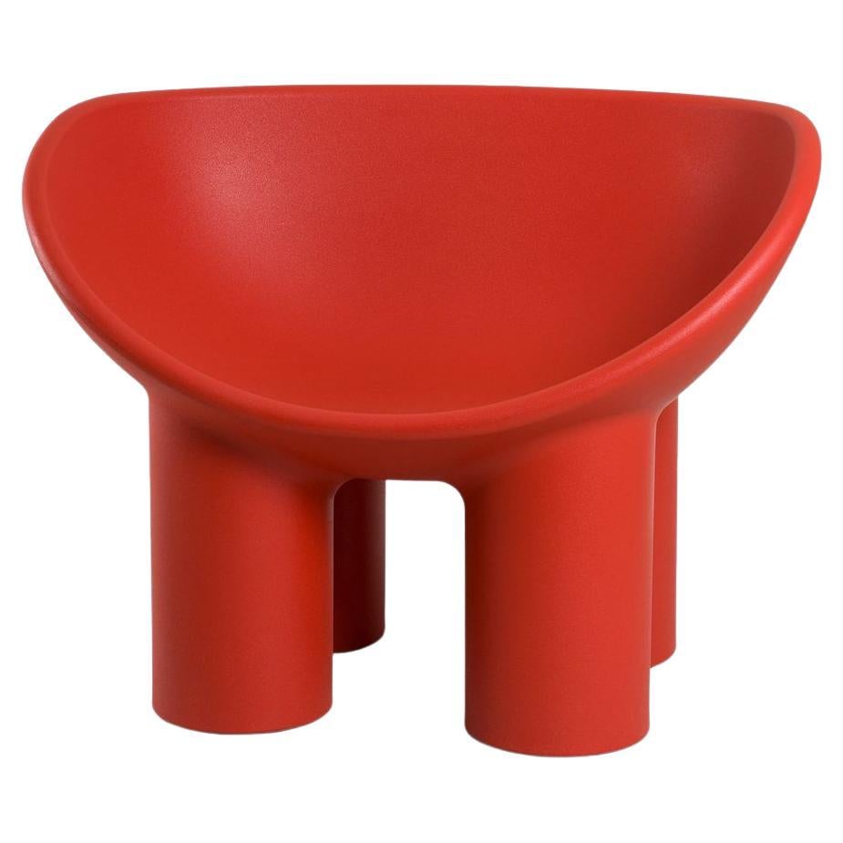 In Stock Roly Poly Armchair Red Brick By Driade, Faye Toogood