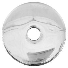 In Stock Rondo 75 Polished Stainless Steel Wall Mirror by Zieta