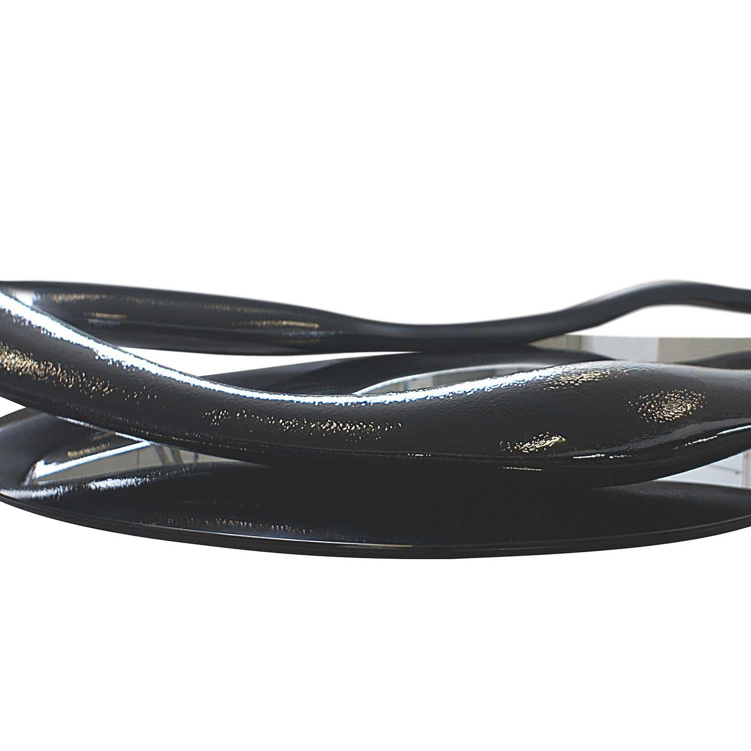 Vorrätig Skulpturaler Spiegel Ft. Organisch gewellter Rahmen in strukturierter Zinn-Patina im Zustand „Neu“ im Angebot in NEW YORK, NY