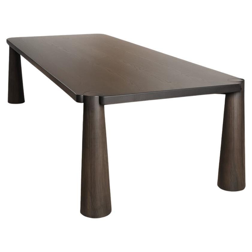 In Stock - STOR Dining Table Stained Solid Ash - 123"x49" For Sale