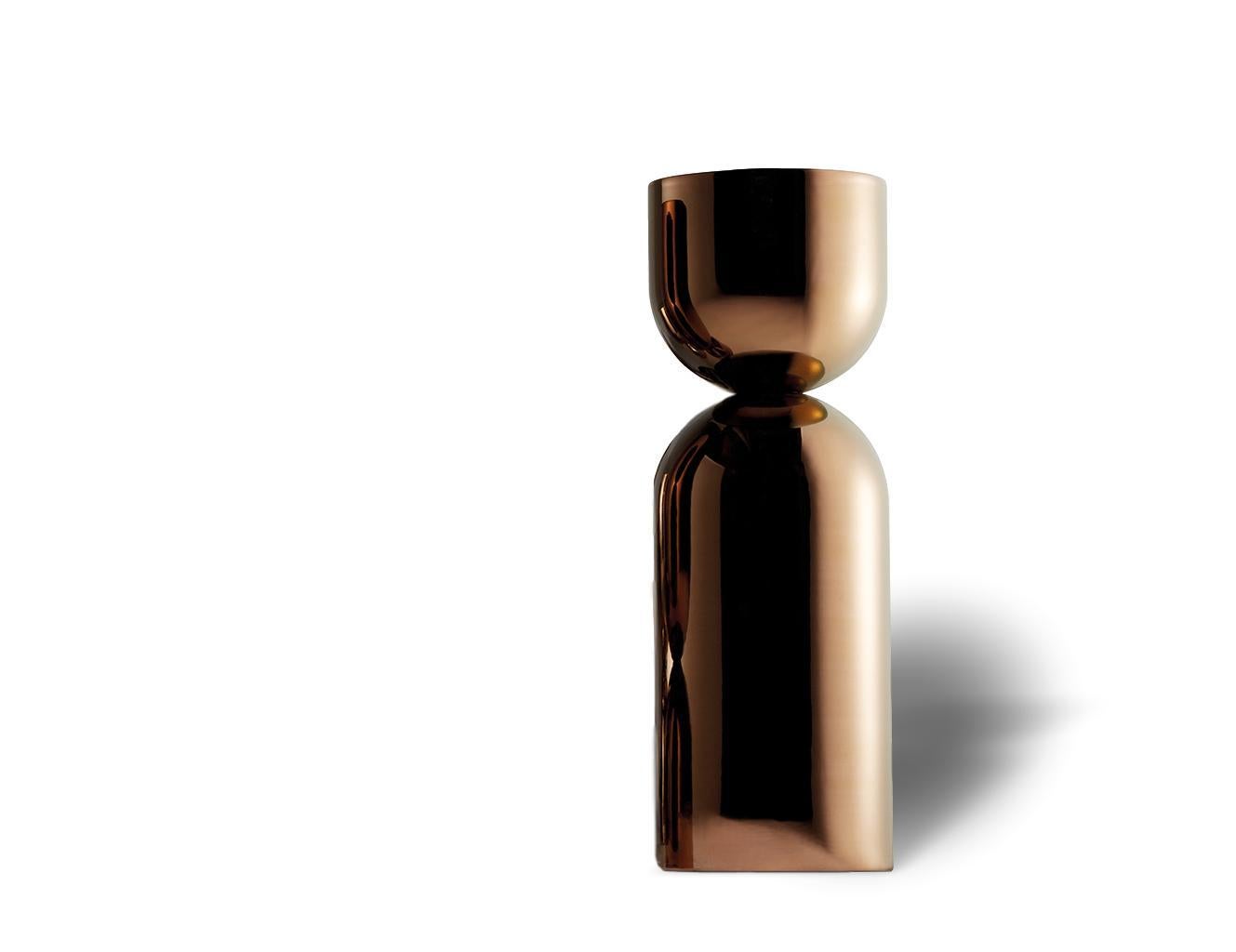 Moderno In magazzino - Set di 2 tavoli in ceramica Time Piece in vendita