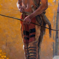 Original-Ölgemälde „In the Aspen“ von Greg Parker