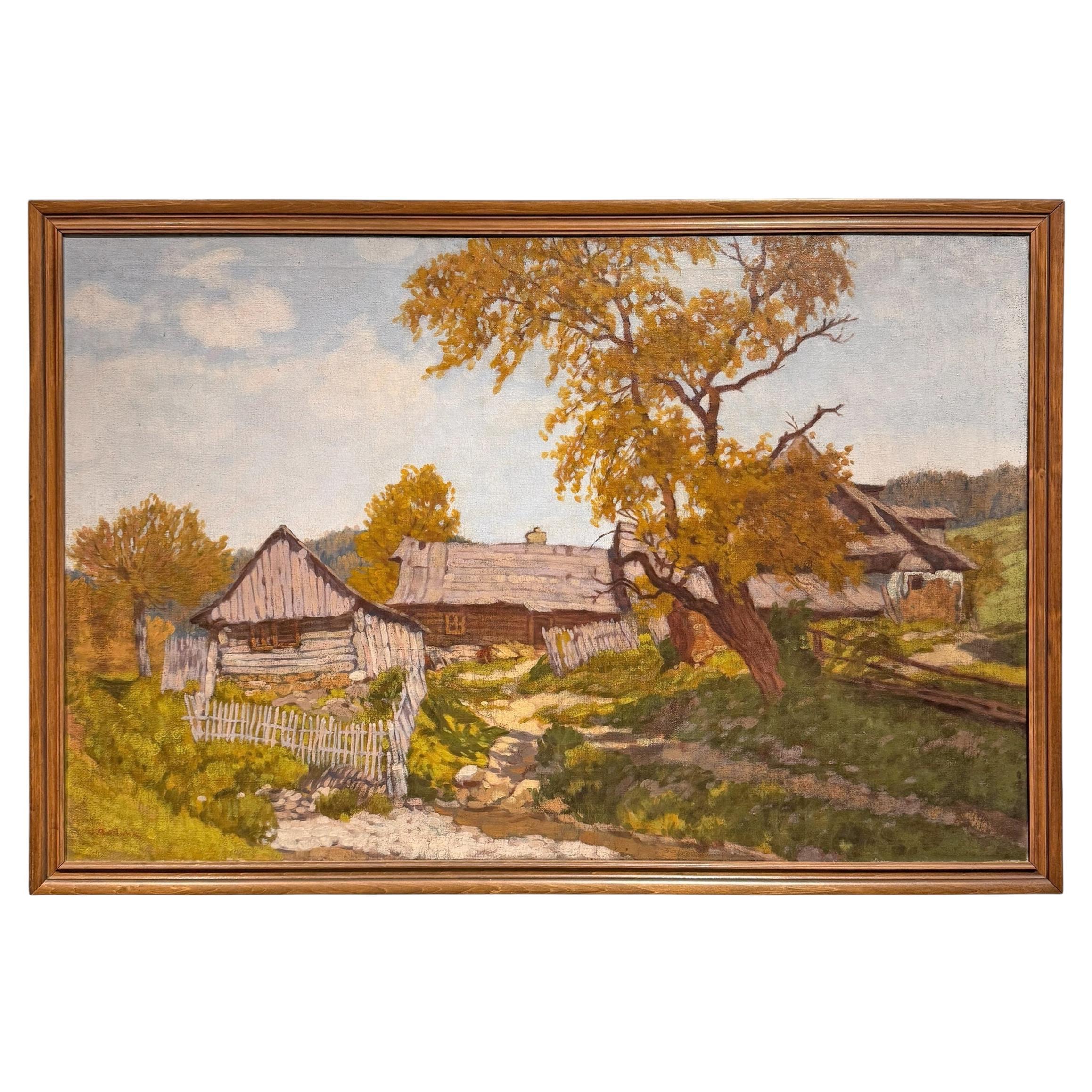 "Nel Berkshires", un dipinto a olio di Jane Bostwick in vendita