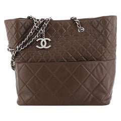 In The Business Tote Quilted Lambskin North South