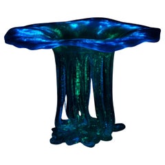 « In the Deep Blue » Jellyfish, verre de Murano, fabriqué à la main en Italie, 2024