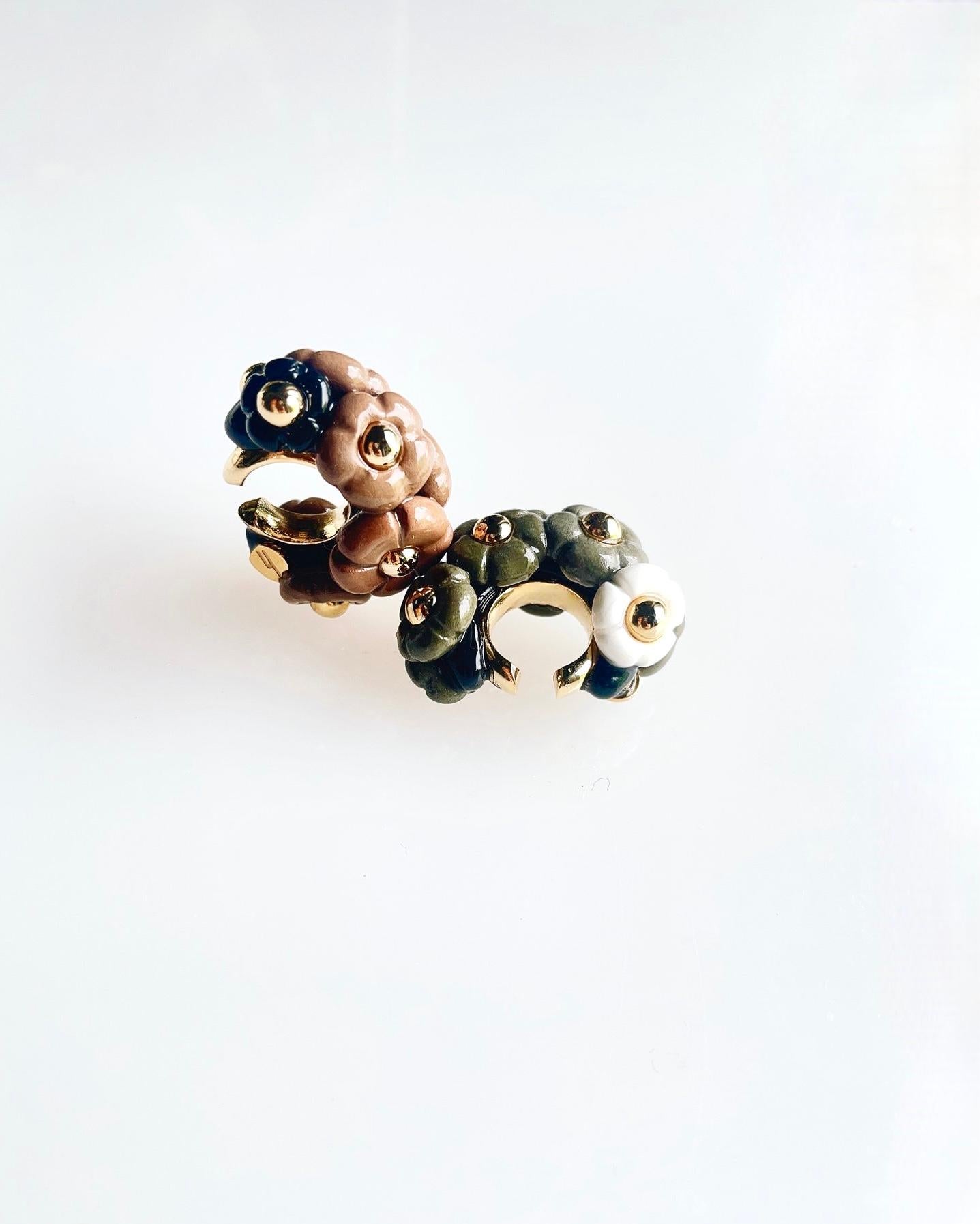 Arts and Crafts In the Garden, Blossom Teardrop Ear cuff For Sale
