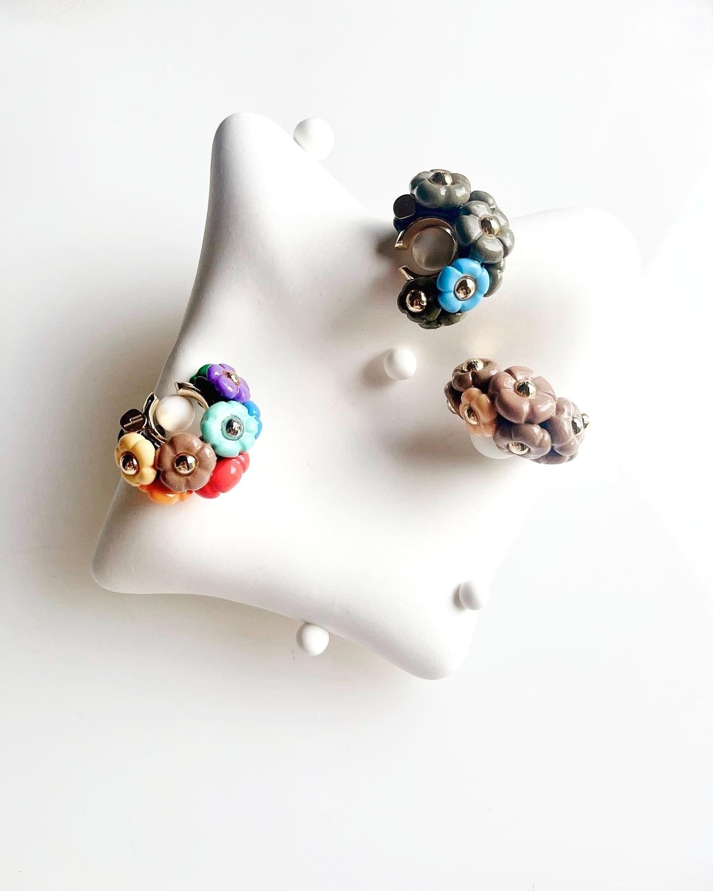 In the Garden, Blossom Teardrop Ear cuff For Sale 1