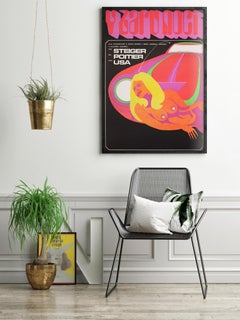 in the Heat of the Night Czech Film Movie Poster, Zdenek Kaplan, 1970