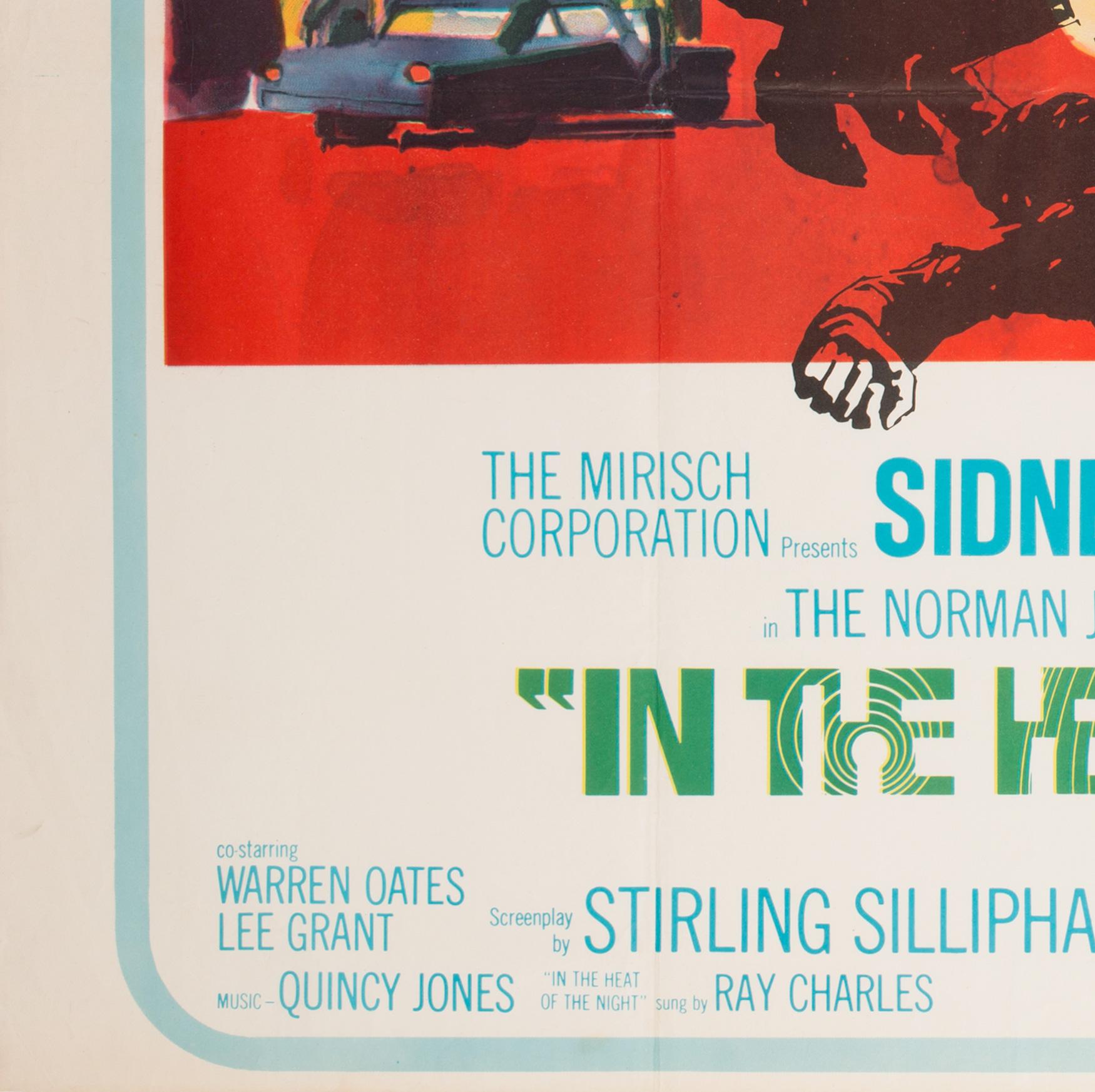 Britannique Affiche originale britannique du film « In the Heat of the Night », 1967 en vente