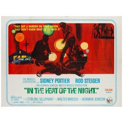 In the Heat of the Night Original UK Film Poster, 1967