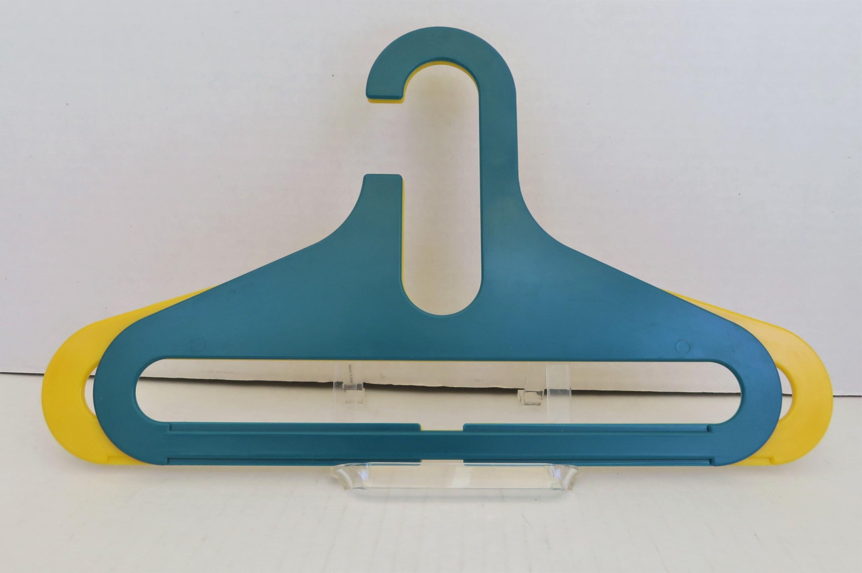 Mid-Century Modern In the Manner Ingo Maurer POP Modern Plastic 11 Children's Clothes Hangers 1970s