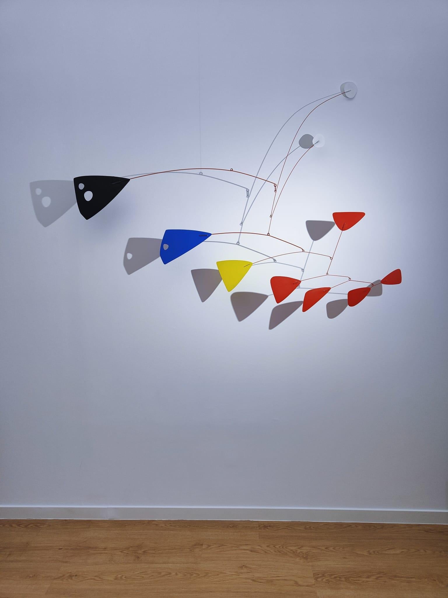 In the Manner of Alexander Calder Hanging mobile Sculpture 1