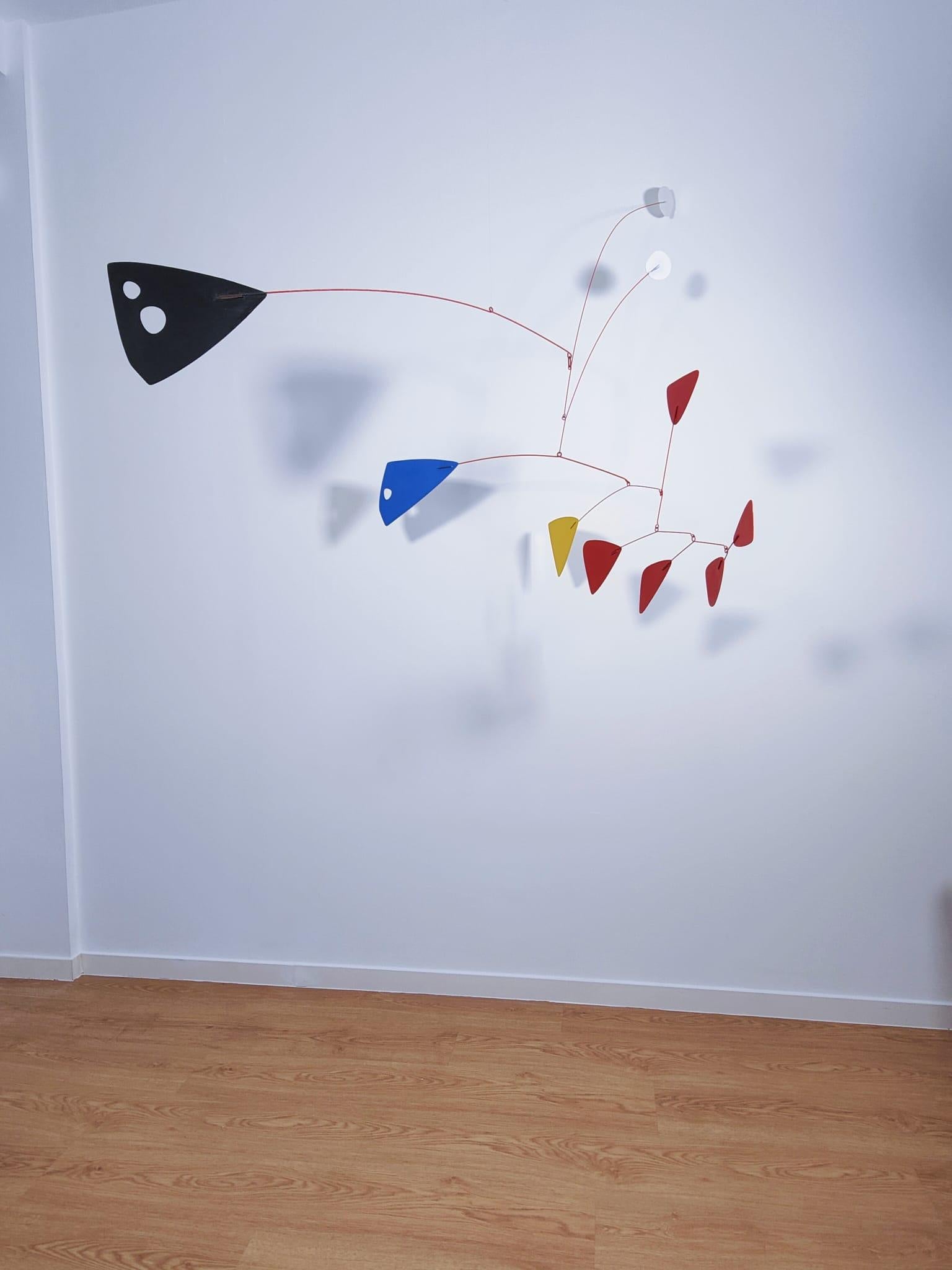 In the Manner of Alexander Calder Hanging mobile Sculpture 3