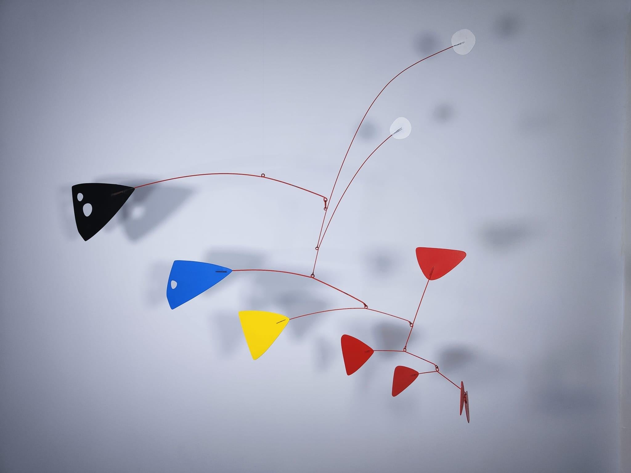 In the Manner of Alexander Calder Hanging mobile Sculpture 4