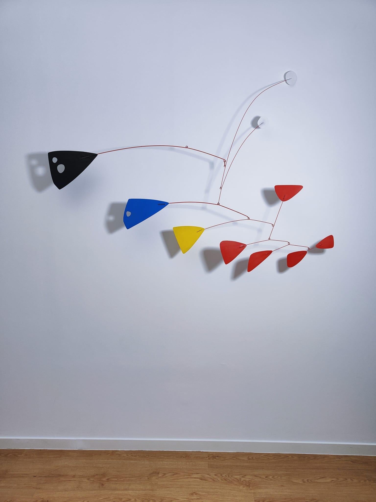 In the Manner of Alexander Calder Hanging mobile Sculpture 6