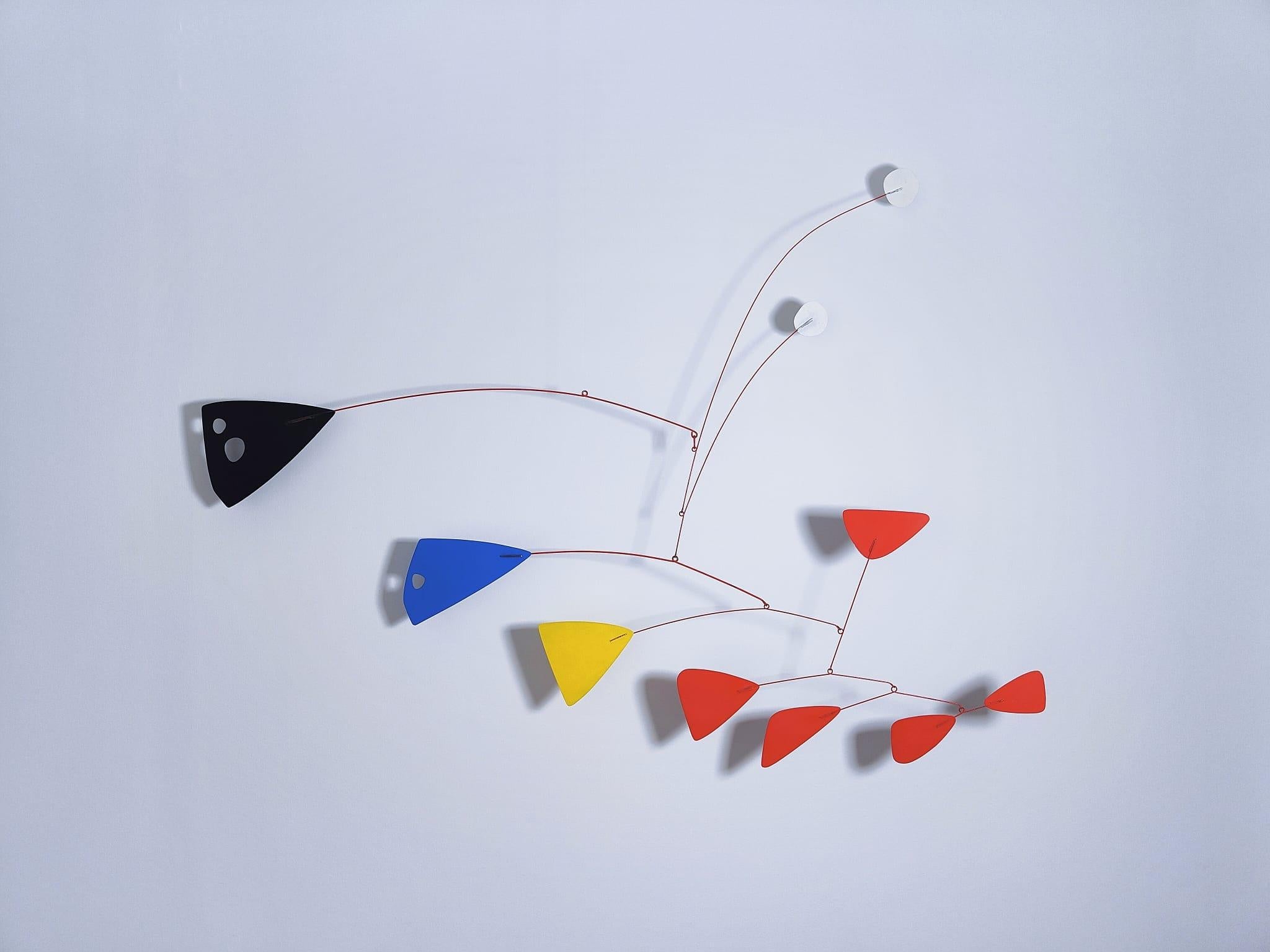 In the Manner of Alexander Calder Hanging mobile Sculpture 9