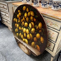 In the Manner of Bartolomeo Bimbi, a Study of Lemons