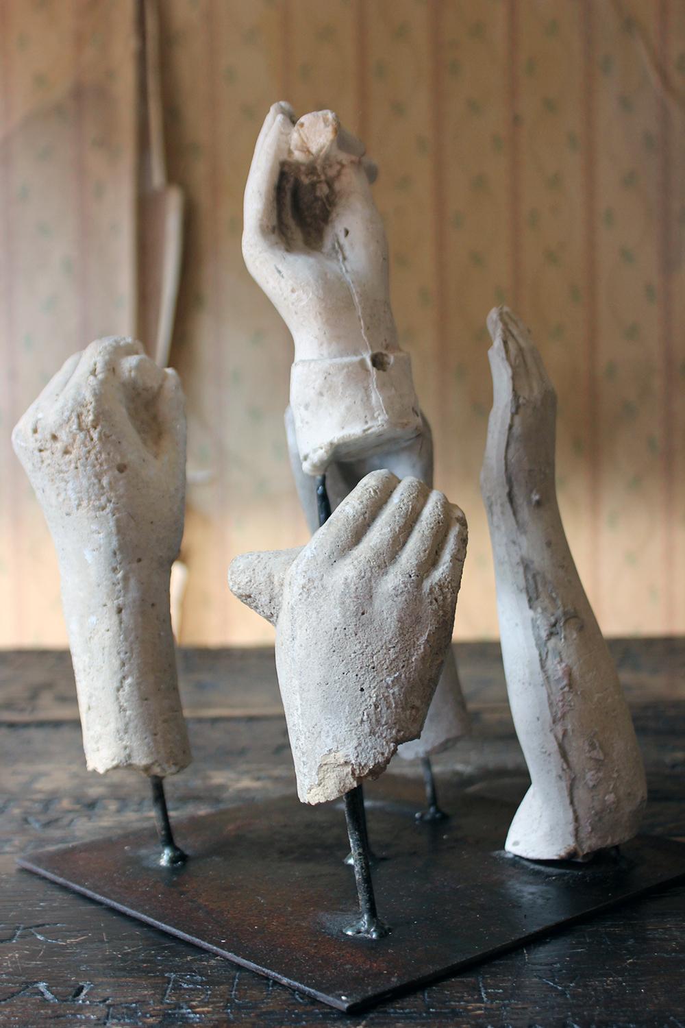 Cast In the Manner of Eduardo Paolozzin Group of 23 Plaster Maquettes
