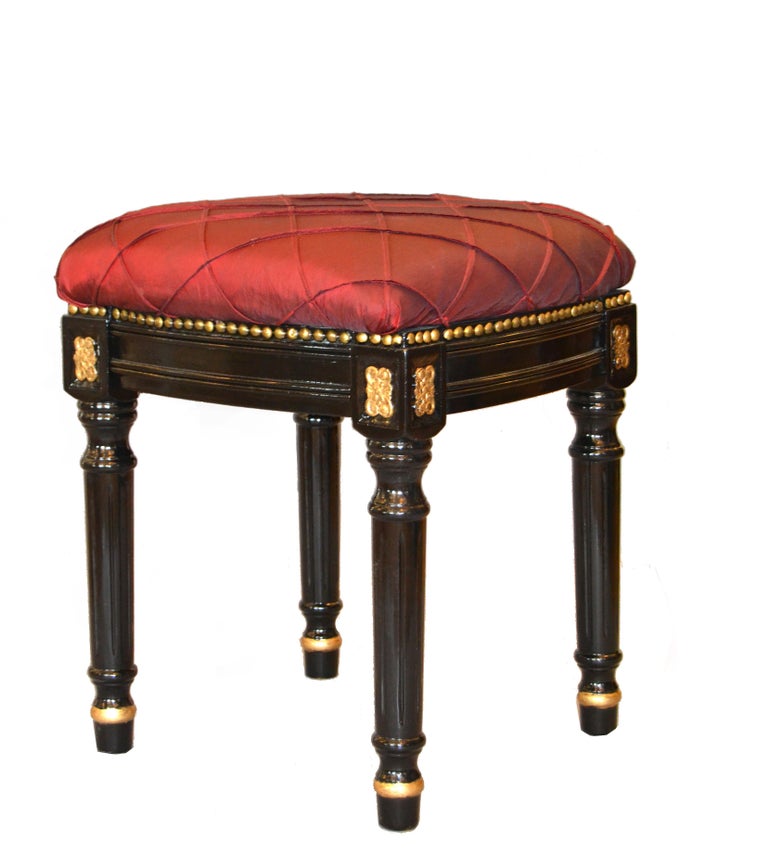 In the Manner of French Louis XV Writing Desk with Stool by Drexel For ...