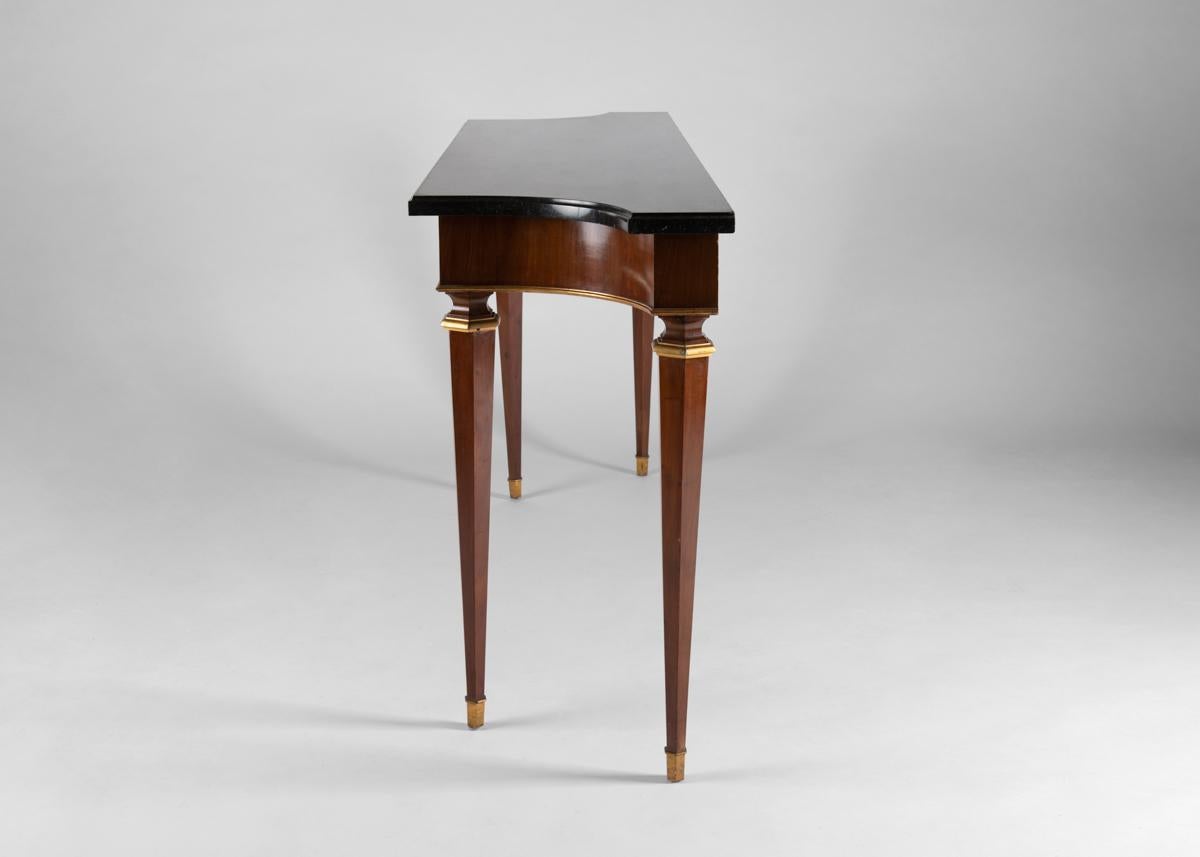 French In the Manner of Lucien Rollin, Freestanding Console, Bronze, France, 1940s For Sale