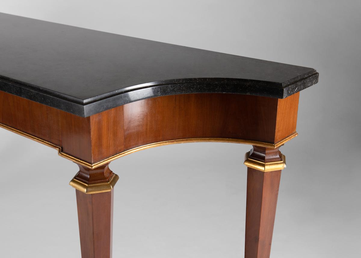 Polished In the Manner of Lucien Rollin, Freestanding Console, Bronze, France, 1940s For Sale