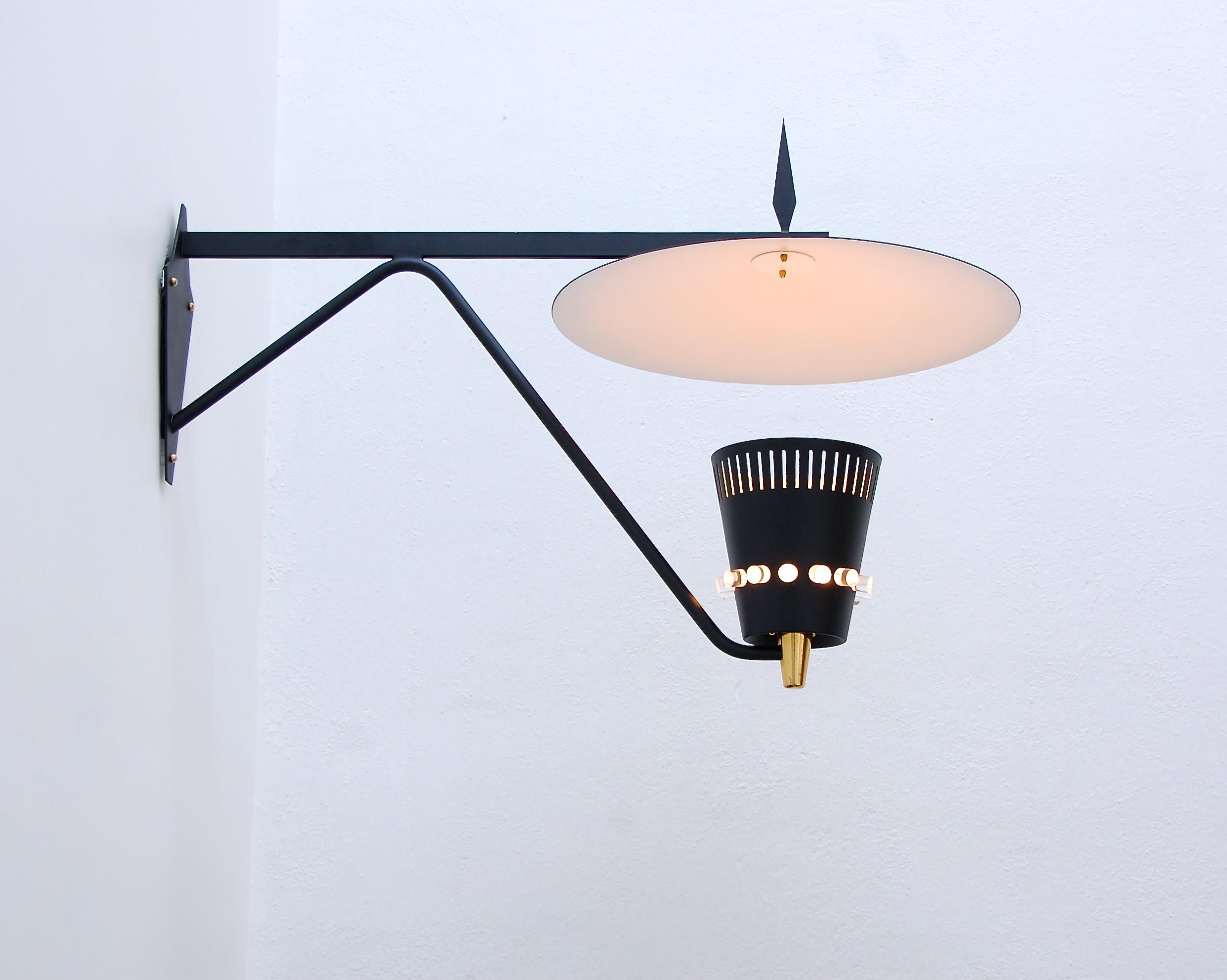 Mid-Century Modern In the Manner of Swiss Outdoor Sconces 'New'