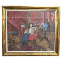 IN THE SITTING ROOM by Peter Kuhfeld (b 1952)