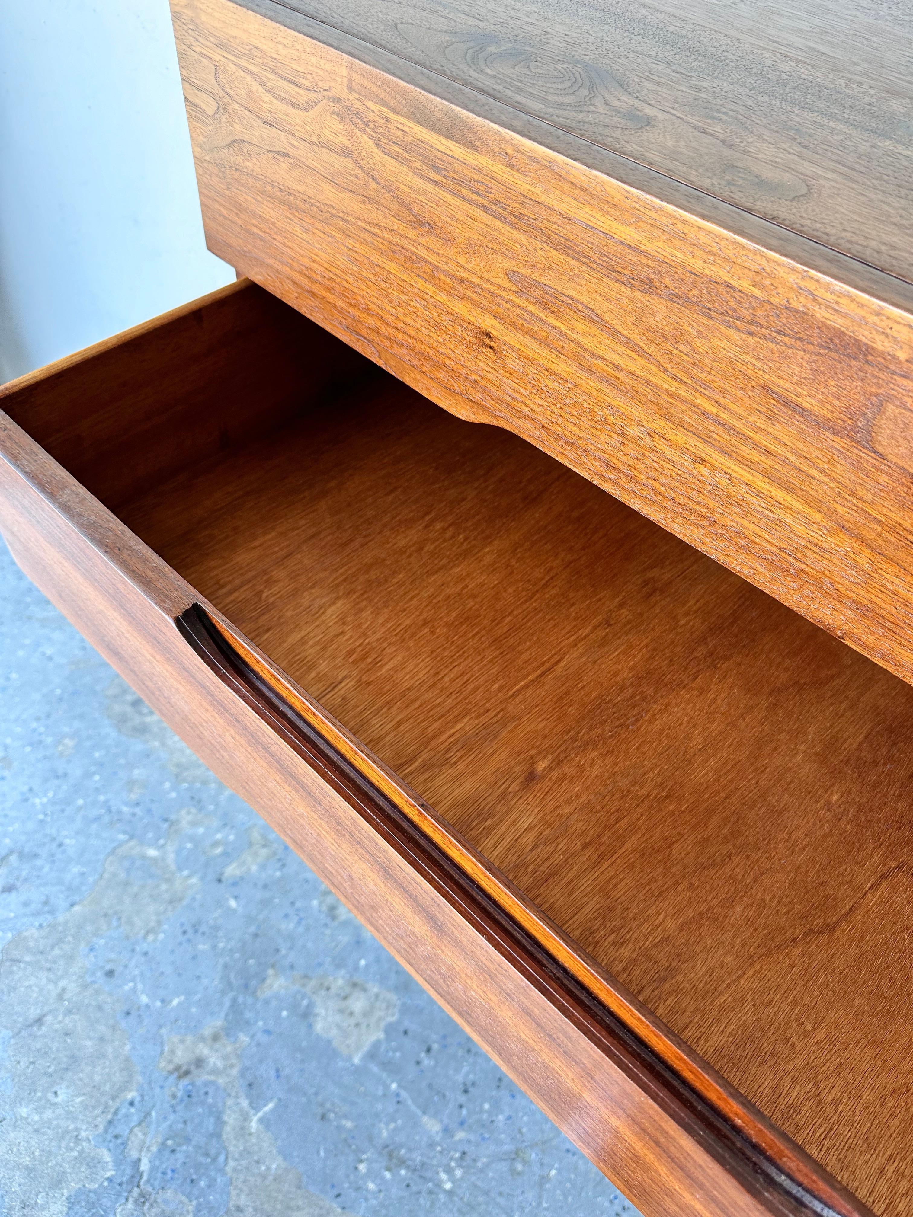 American In the style Arne Vodder Solid walnut Chest or Highboy, Mid Century 1960/50’s For Sale