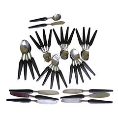 Vintage In the Style Dansk KONGO Flatware - Steel Guild GRENADIER Tableware 38 pcs Japan