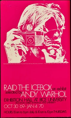 Warhol Exhibition poster for "Raid the Icebox I" curated by Andy Warhol