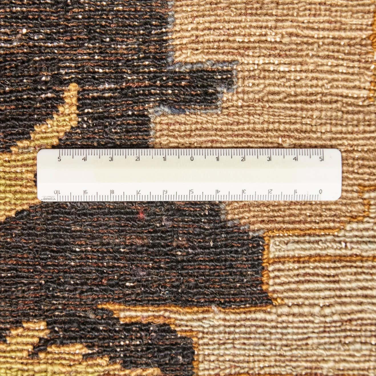 Großer handgeknüpfter Wollteppich im Stil von Bidjar, alte indische Wolle im Angebot 11