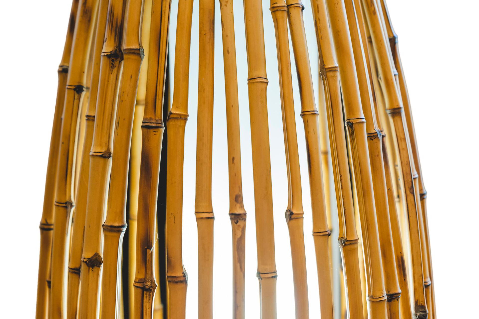 Bamboo In the Style of Franco Albini, Floor Lamp, circa 1960, France