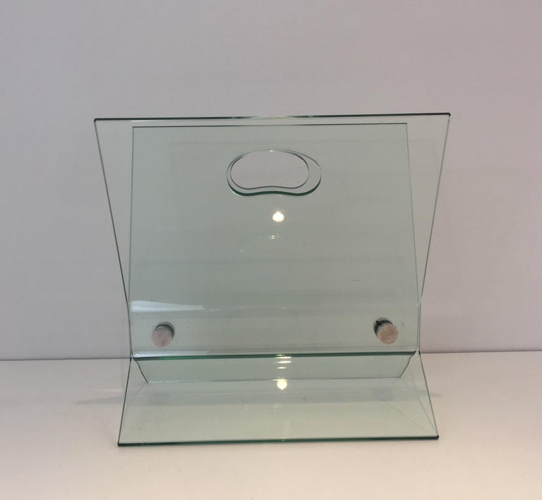 In the Style of François Arnal, Glass and Brushed Steel Design Magazine ...