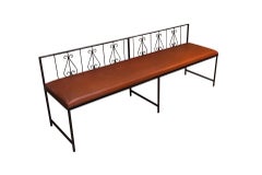 in the Style of Giacometti, Iron Bench, France, circa 1970