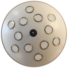 Gino Sarfatti Large Round Pendant Light