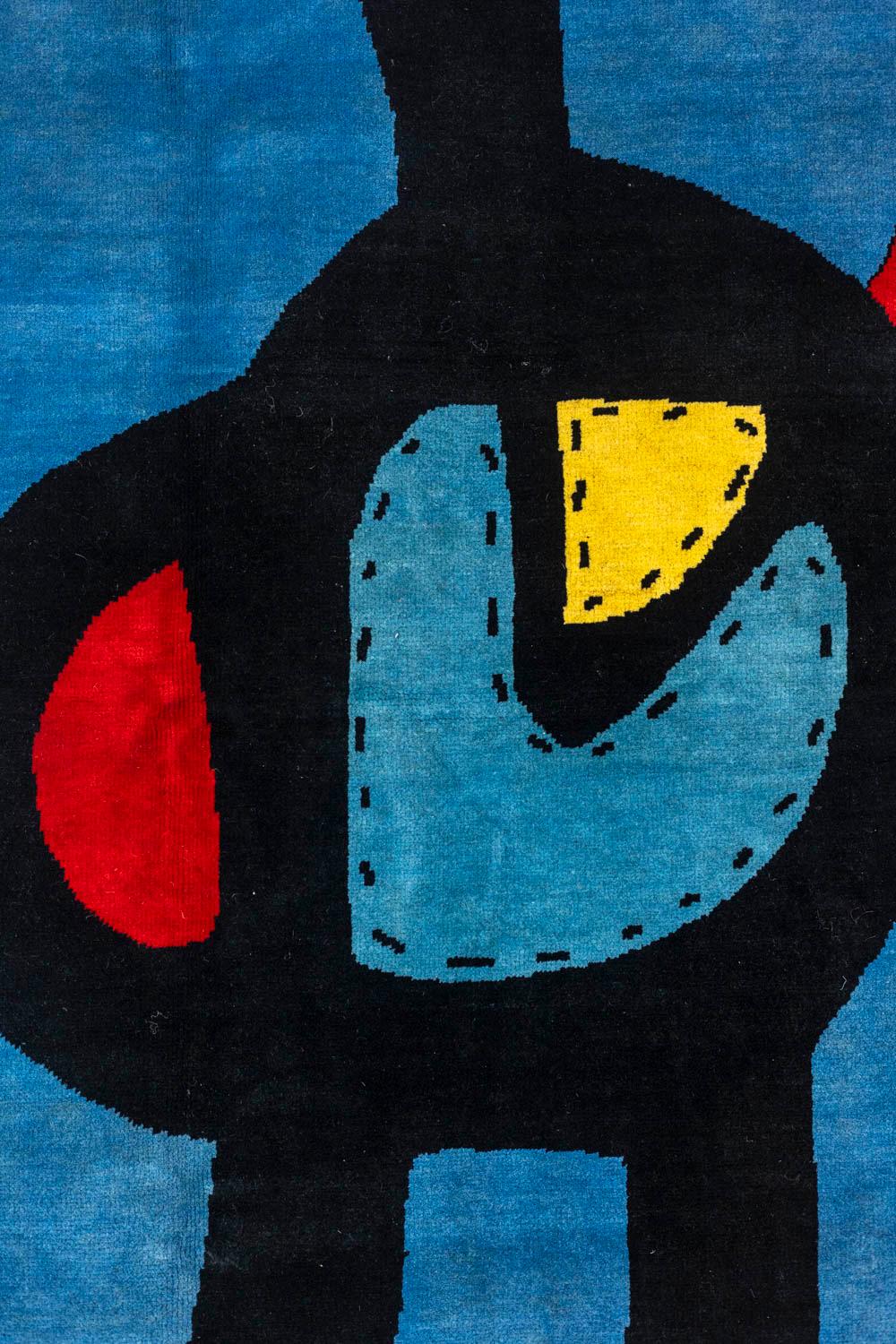 Wool In the Style of Joan Miró, Rug, or Tapestry, Contemporary Work For Sale
