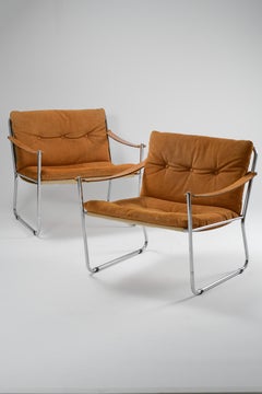 In the Style of Karin Mobring Amiral Lounge Chairs