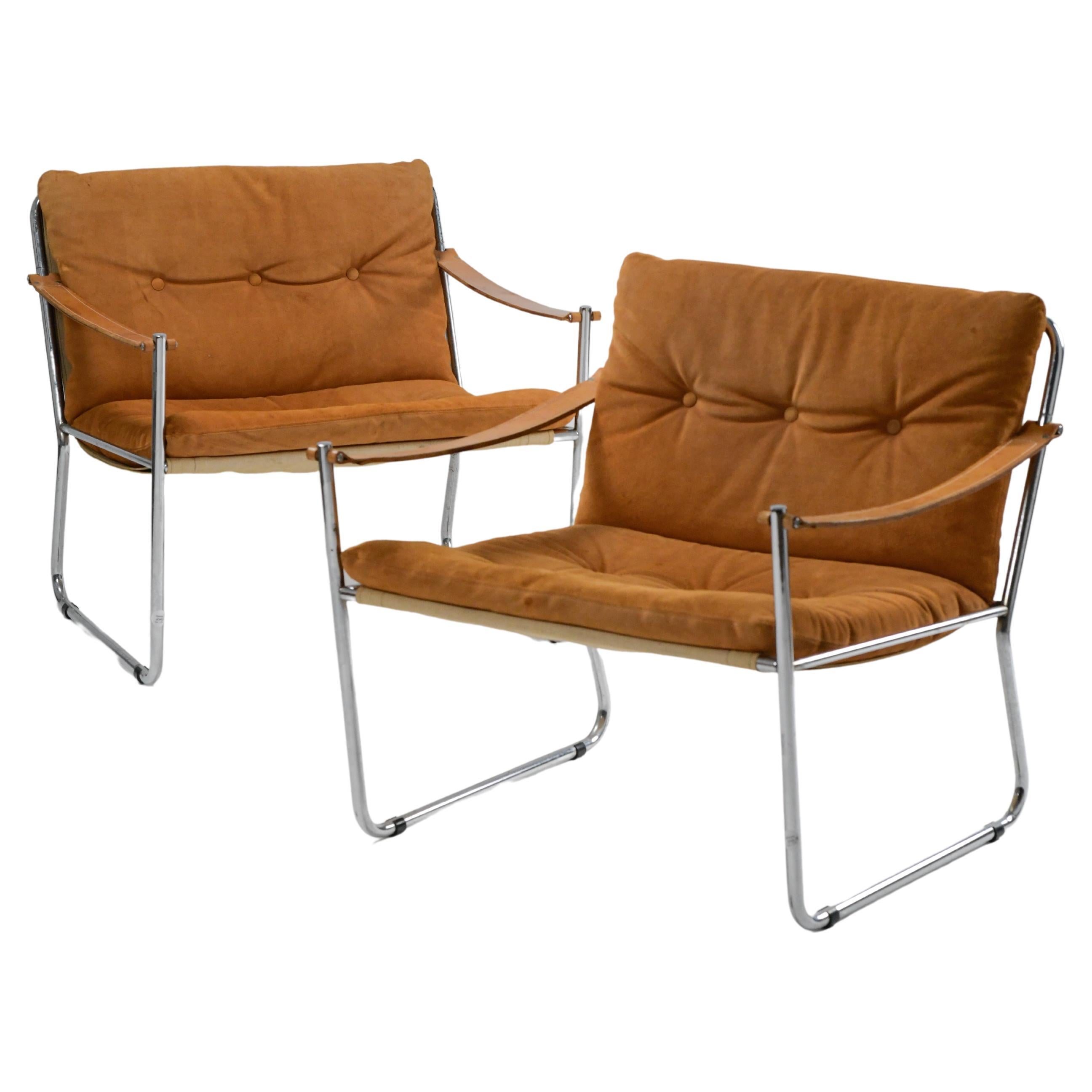 In the Style of Karin Mobring Amiral Lounge Chairs 